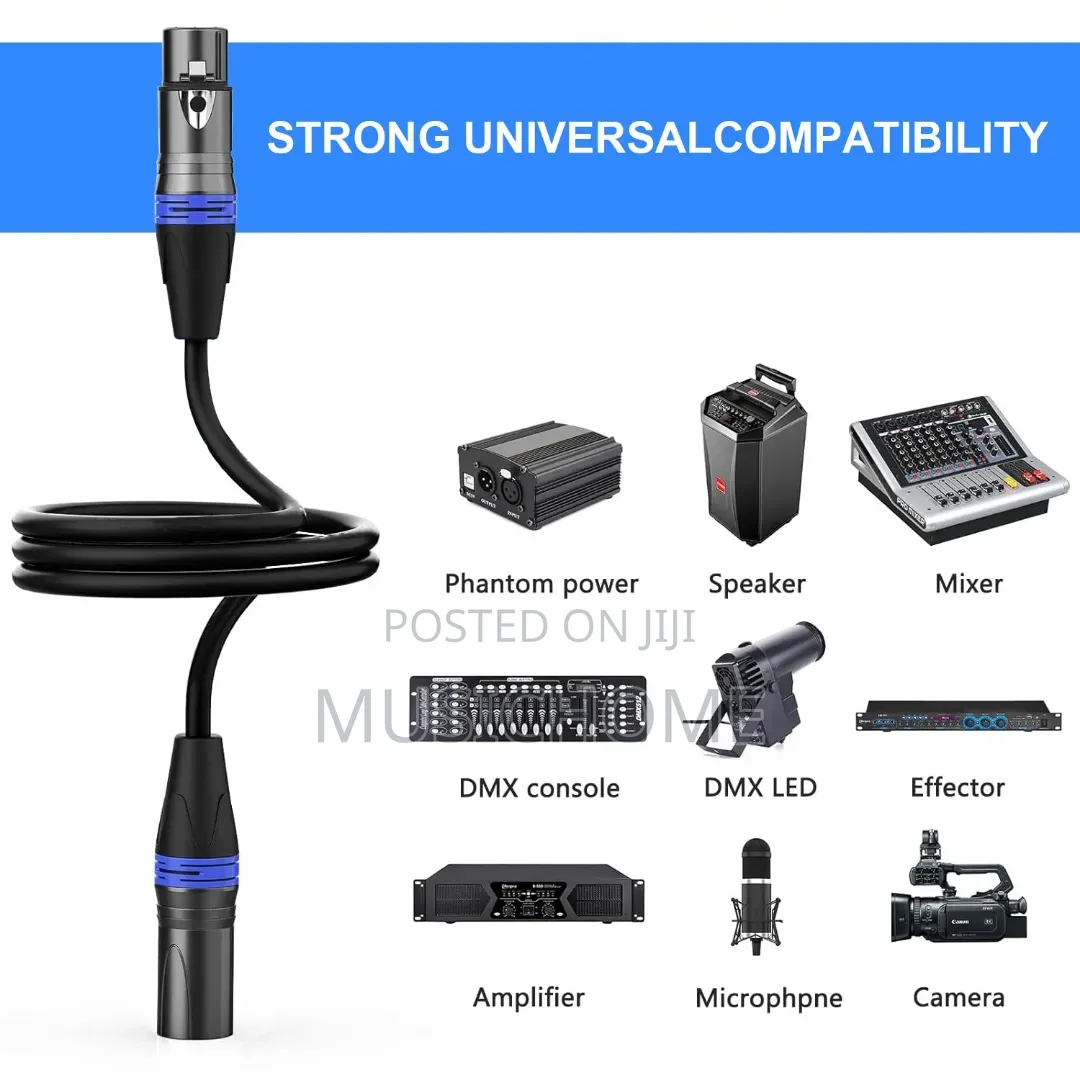 50m Audio Microphone Balanced Cable
