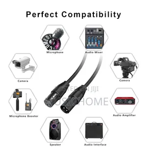 50m Audio Microphone Balanced Cable