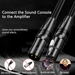 50m Audio Microphone Balanced Cable