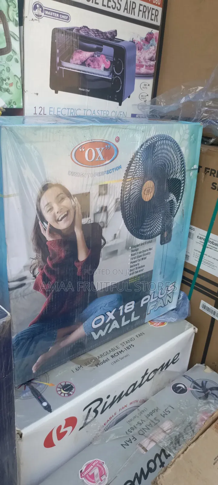 Ox Wall Fan 18"