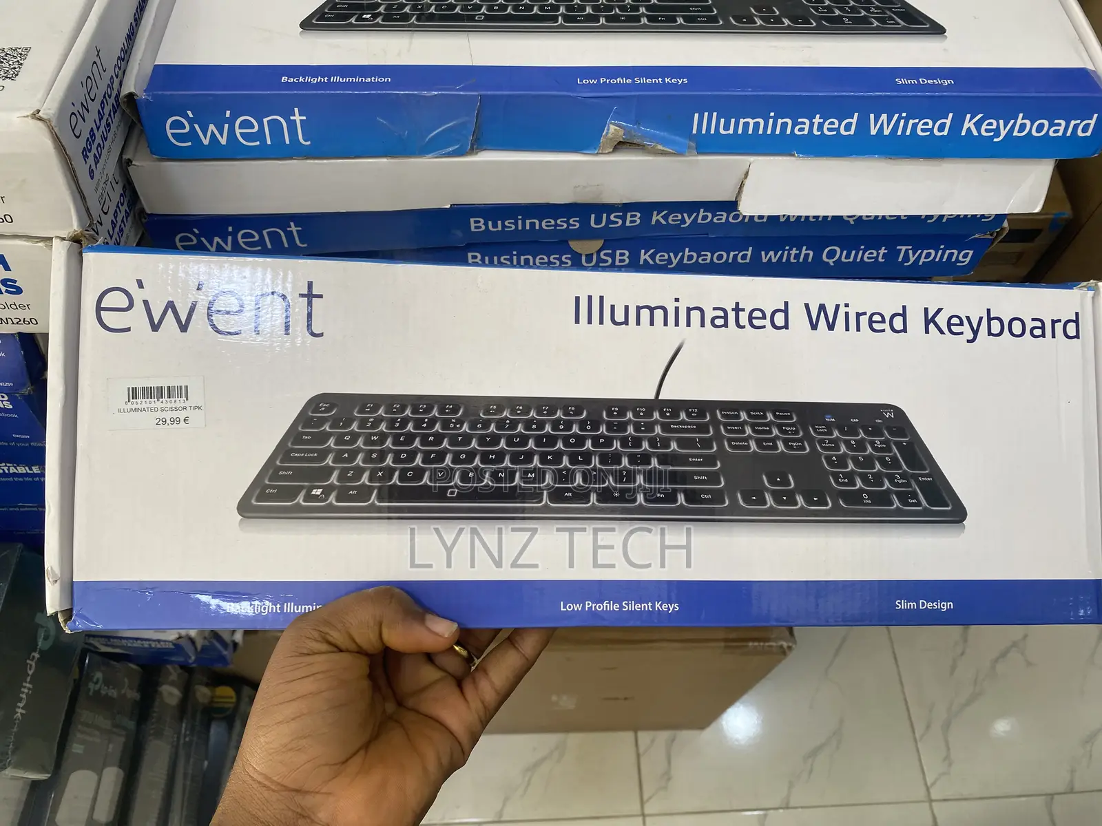 Ewent Illuminated Wired Keyboard