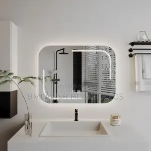 60 by 80 Square Led Mirror