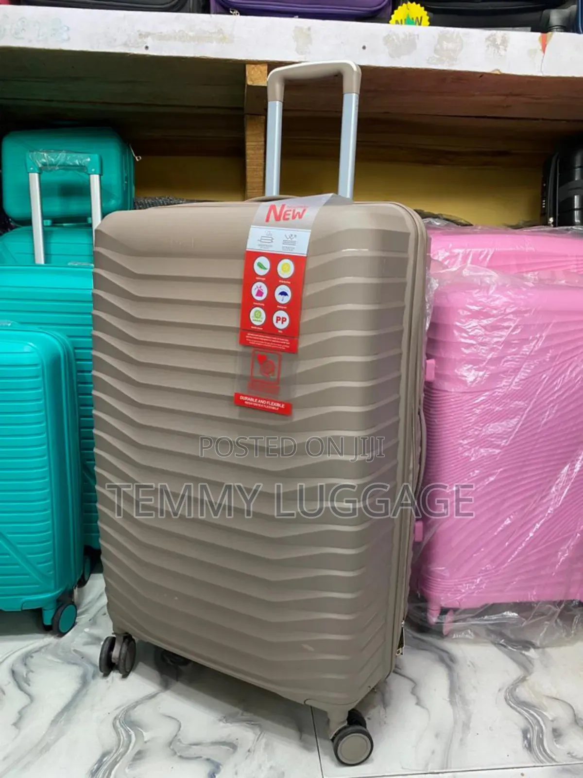 Big Size Rubber Traveling Luggage Boxes