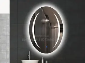 80 by 60 Oval Led Mirror
