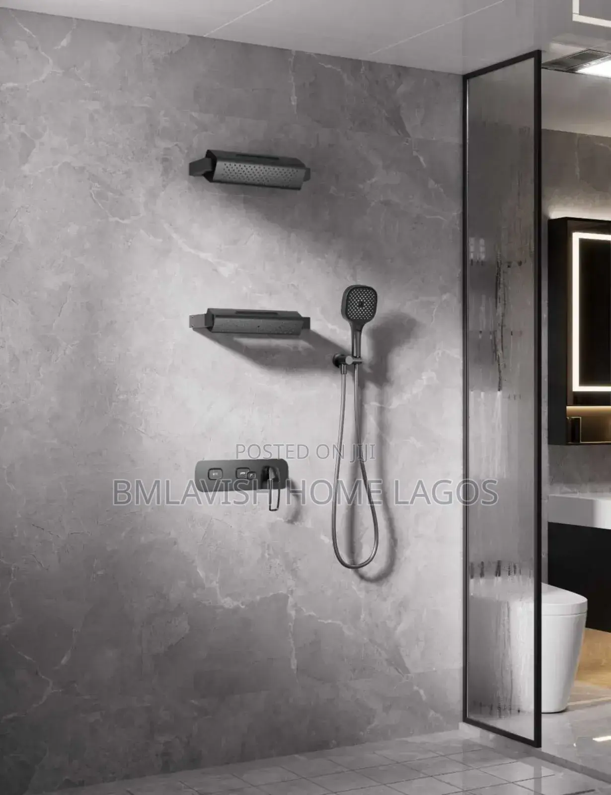 England Pressure Conduit Shower Set