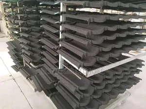 The Only Sharp Black Bond Stone Coated Roofing Sheet in Ajah Lagos