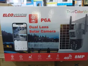 Elcovision V380 P6a Dual Lens Solar Camera 8mp