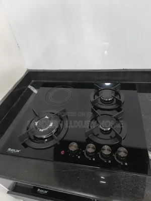 3 Burner and 1 Hot Plate