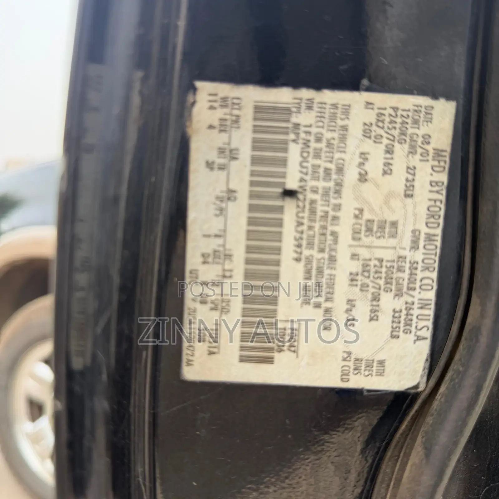 Ford Explorer 2002 Black