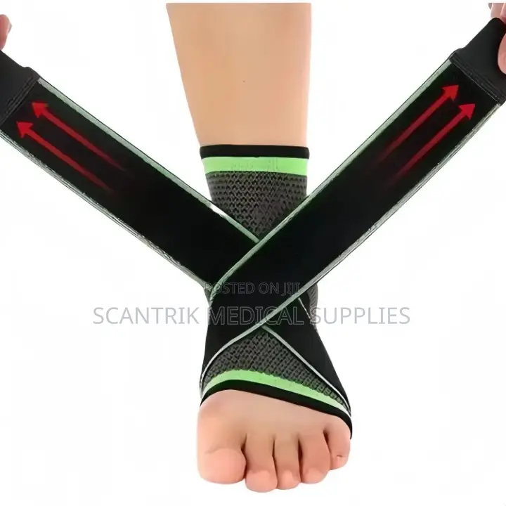 Ankle Brace Compression for Elderly Support and Mobility