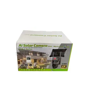 Optimax Ultra Hd Wifi Dual Lens Ai Solar PTZ Camera (V380)