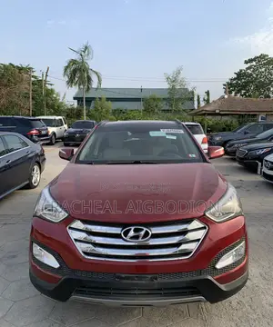 Hyundai Santa Fe 2015 Red