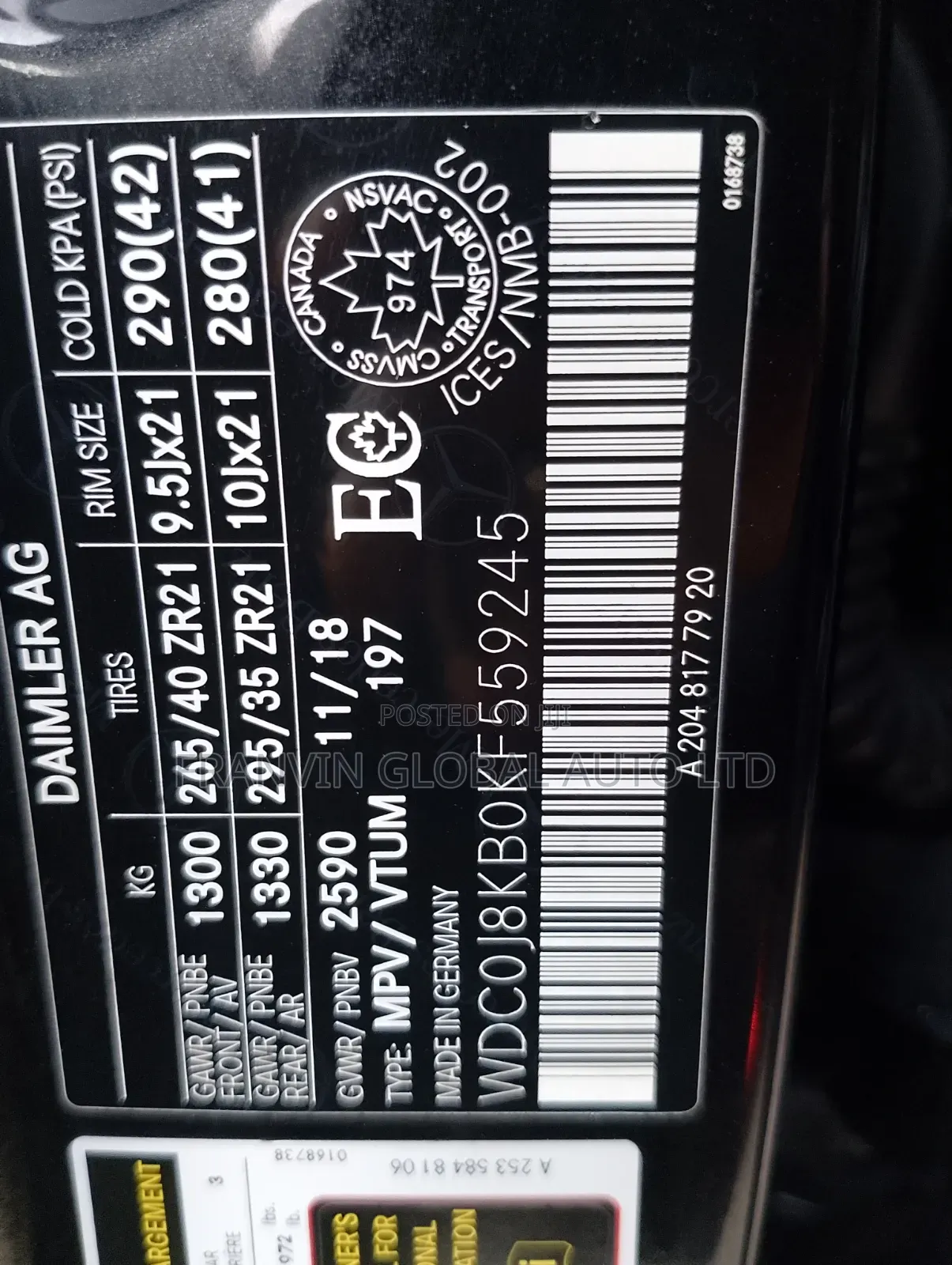 Mercedes-Benz GLC-Class 2019 Black