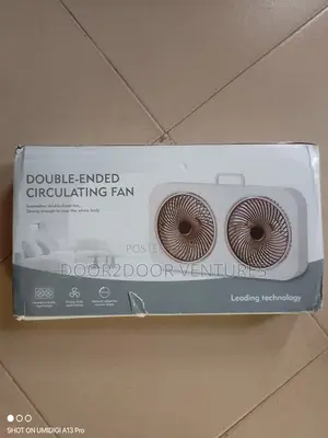 Rechargeable Double Head High Breeze Fan