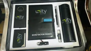 High Quality Gift Set: Temperature Flask, Notebook, Pen, Flash, Etc