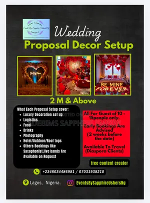 Proposal /Event Decoration