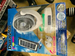 Duravolt 7"3in1 Solar Rechargeable Fan