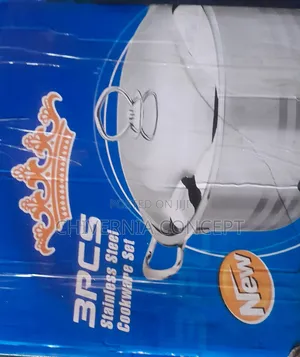 3 Pieces Stainless Cookware Set