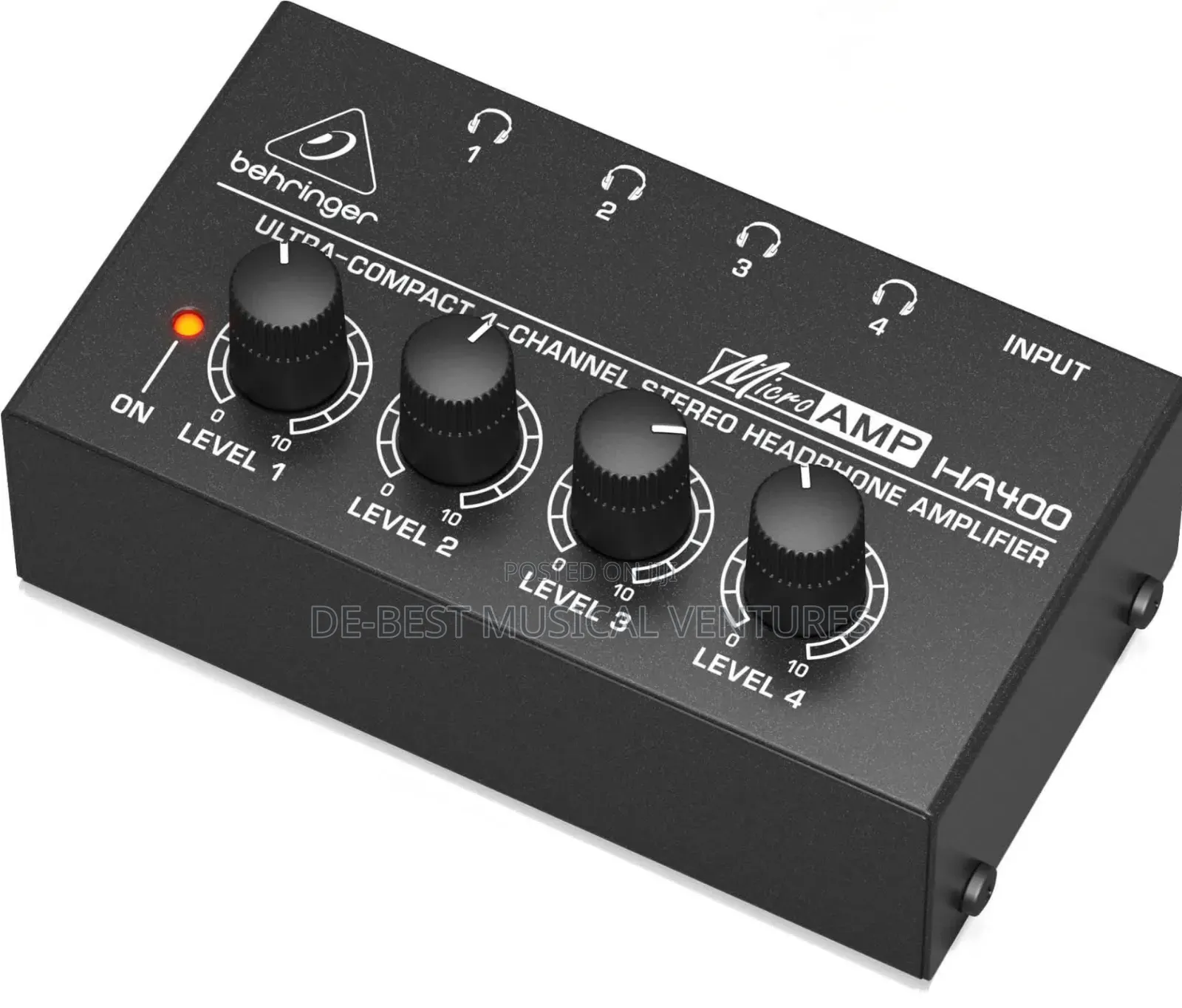Behringer Microamp Ha400 Headphone Amplifier