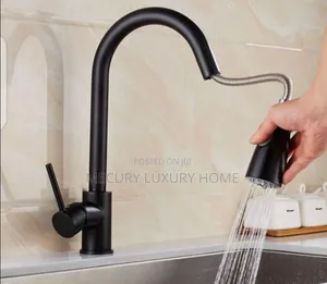 Mixed Tap Black And Chrome