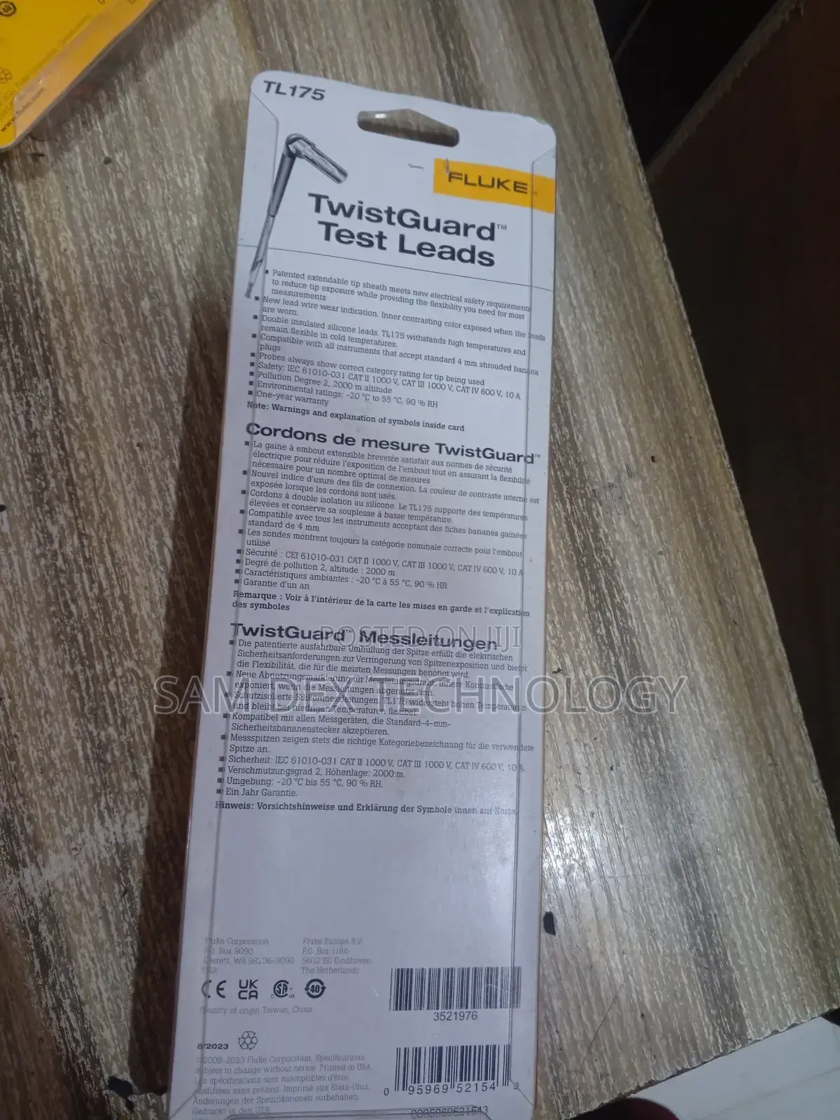 Fluke Tl175 Twist Guard Test Leads