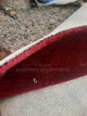 Plain Red Carpet Rug Available