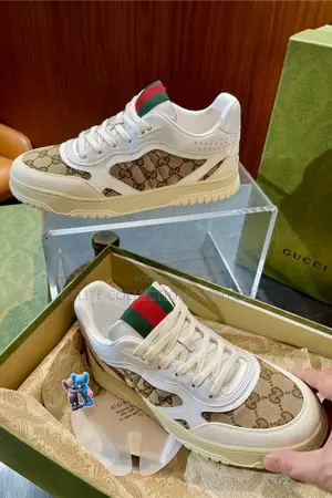 ` New_ Gucci Men’S Screener G-G SNKS-Shoe•` ` Size Available_