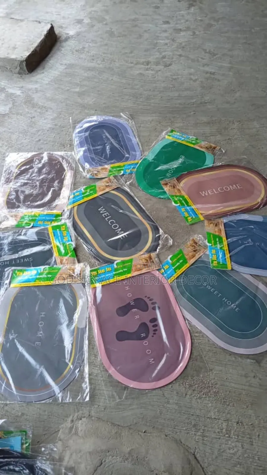 Outdoor and Indoor Decorations Foot Mat