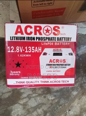 135 Ahms Across Tech Lithium Iron Phosphate Battery Lifepo4 1.62kwh