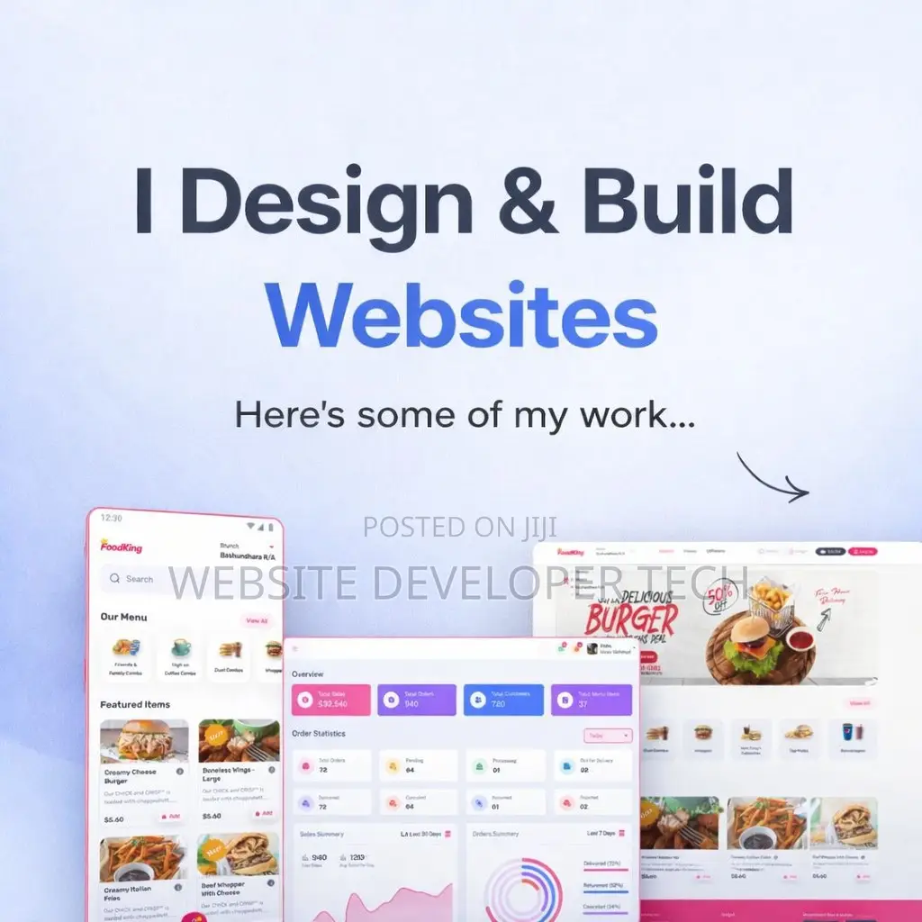 Professional Website Developer In Lagos – Business Ecommerce Website