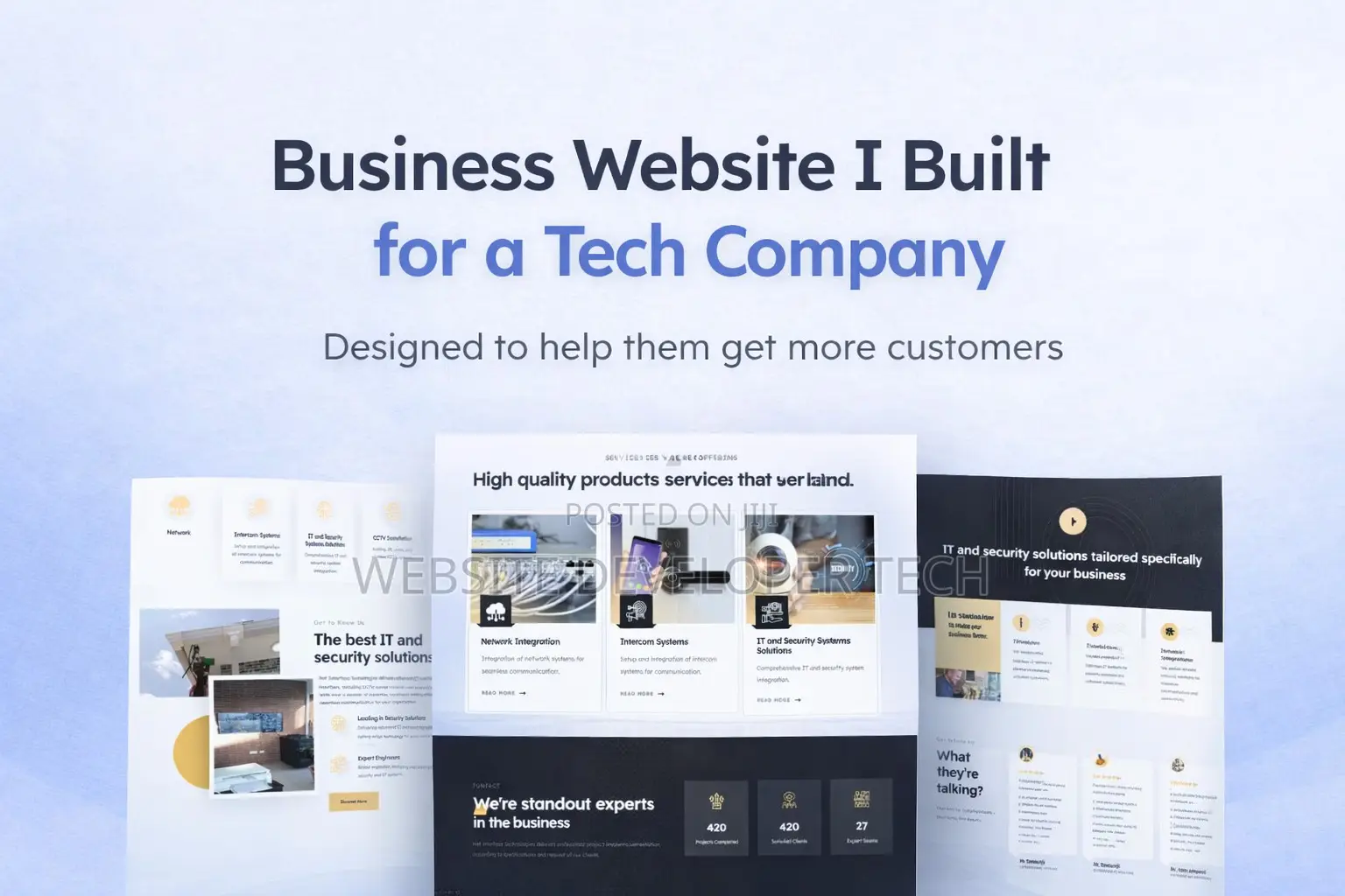 Professional Website Developer In Lagos – Business Ecommerce Website