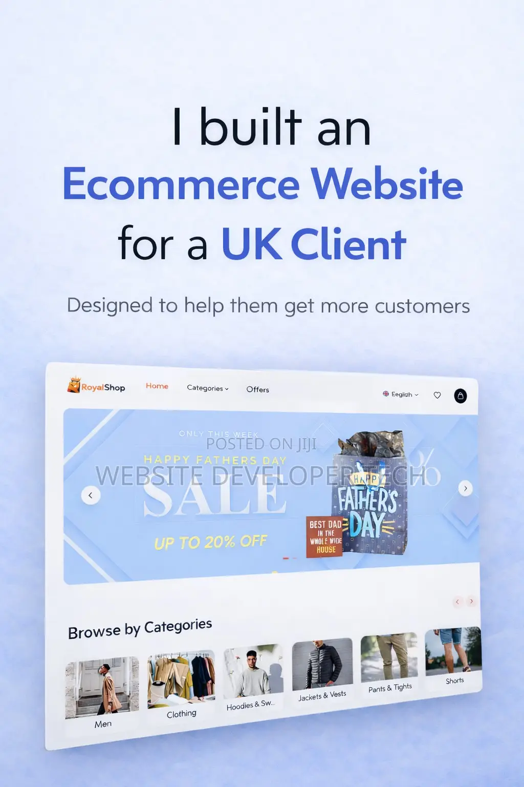 Professional Website Developer In Lagos – Business Ecommerce Website
