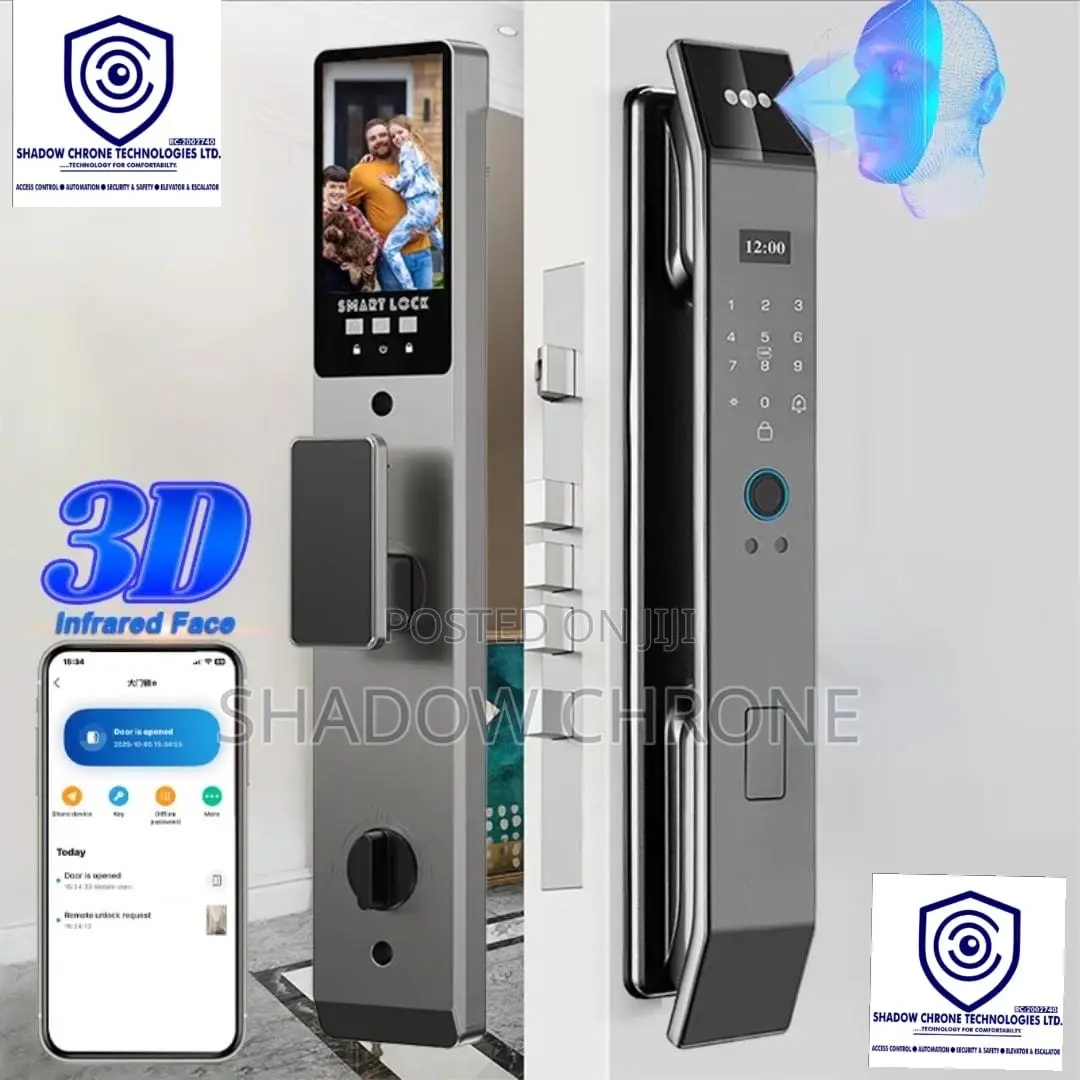 Smart Door Lock With Camera Remote Control