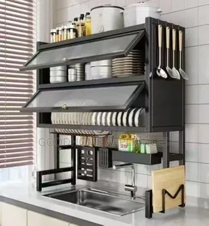 Over the Sink Double Plate Rack