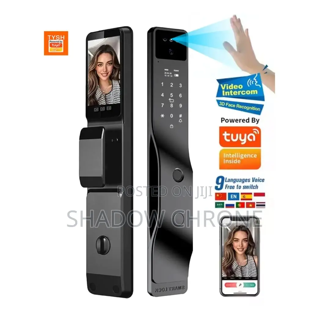 Modern Smart Door Lock With Camera App Control