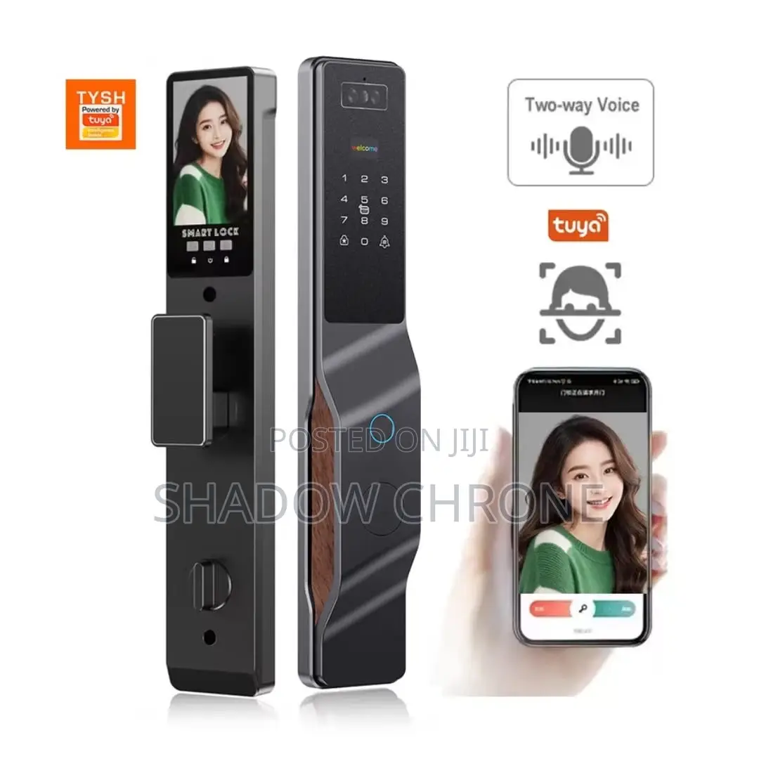 Keyless Smart Door Lock With Fingerprint Remote Control