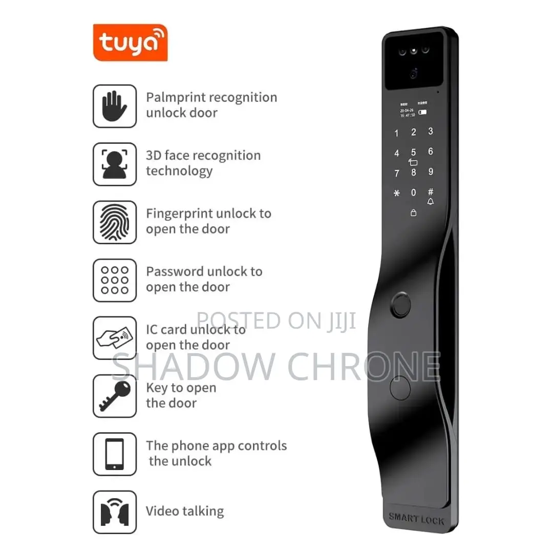 Premium Smart Lock With Face Recognition Remote Access