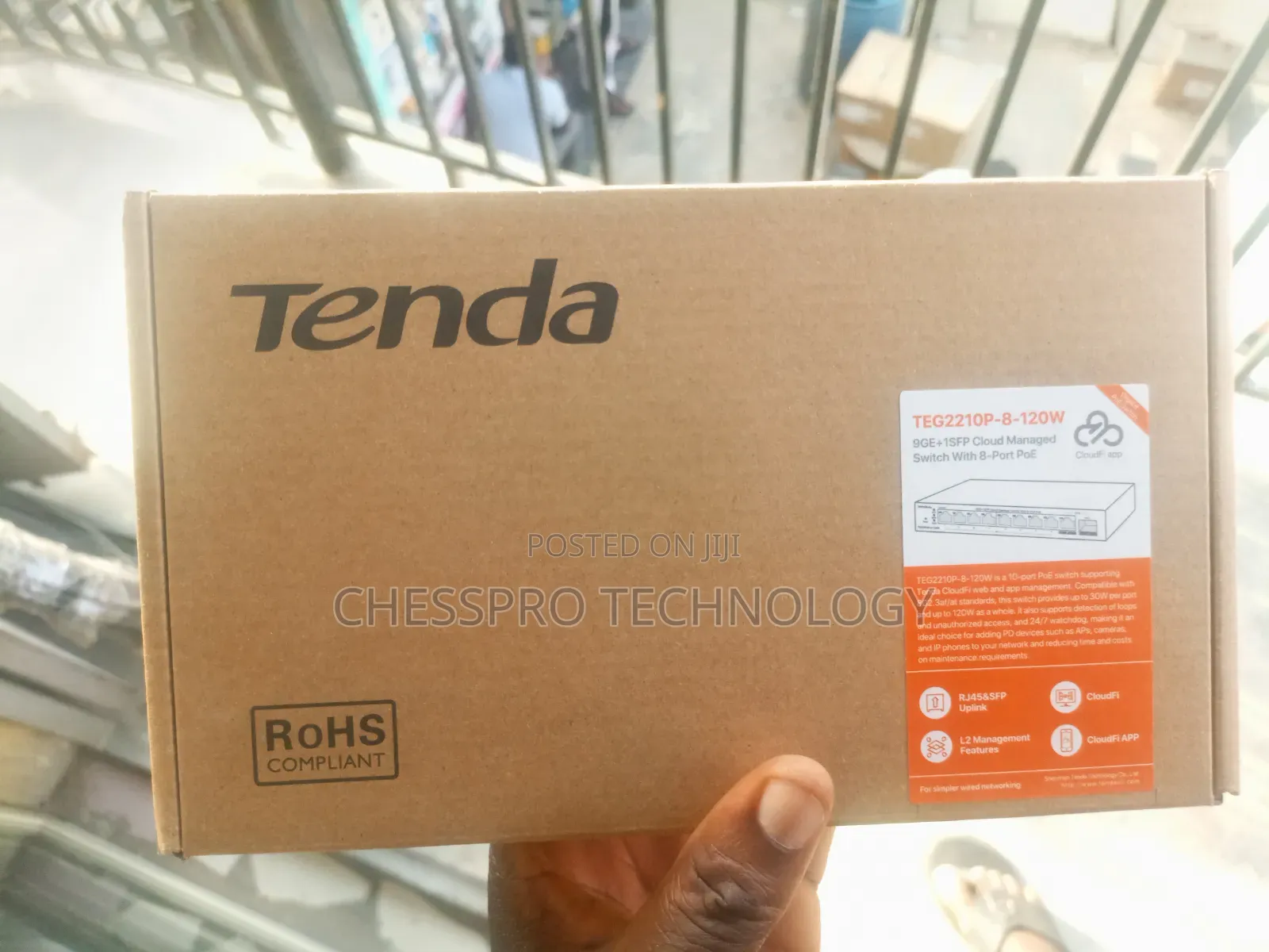 Tenda 8port Poe Managed Switchs