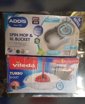 Addis Spin Mop Large Capacity 6l Bucket Kitchen Cleaning