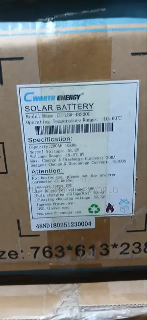 10kwh 48v Cworth Lithium Battery