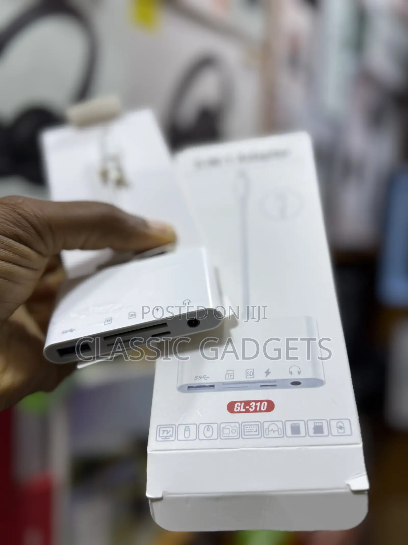 5 in 1 Multi-Port 3.5mm Audio Sd Tf Card Reader Adapter