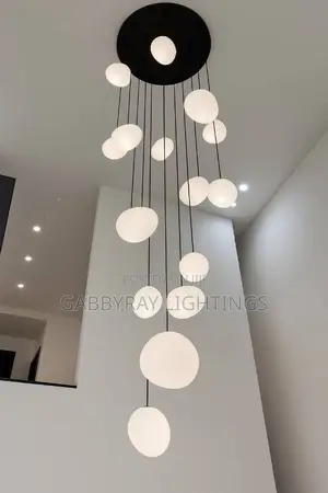 Long Staircase Chandelier