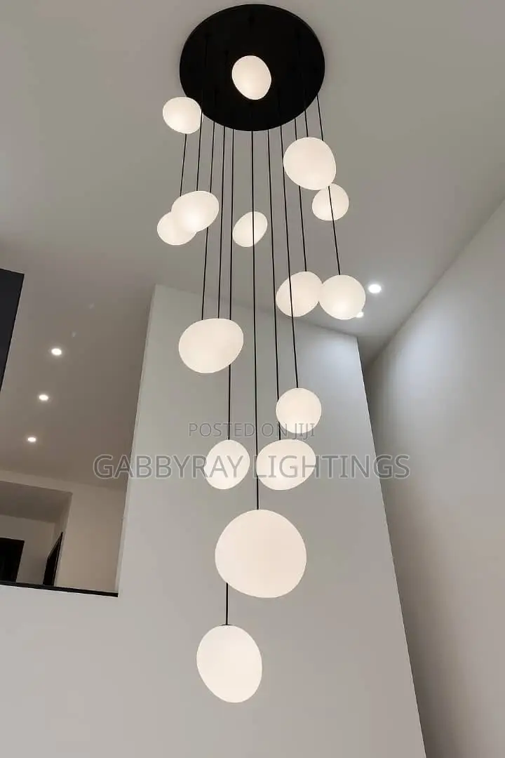 Long Staircase Chandelier