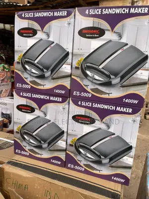 (Es-5009) 4-Slices Eurosonic Sandwich Maker/Toaster Is Available