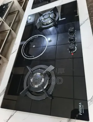 Original Phiima German Design Built-in 2+1 Gas Electric Cooker Hob
