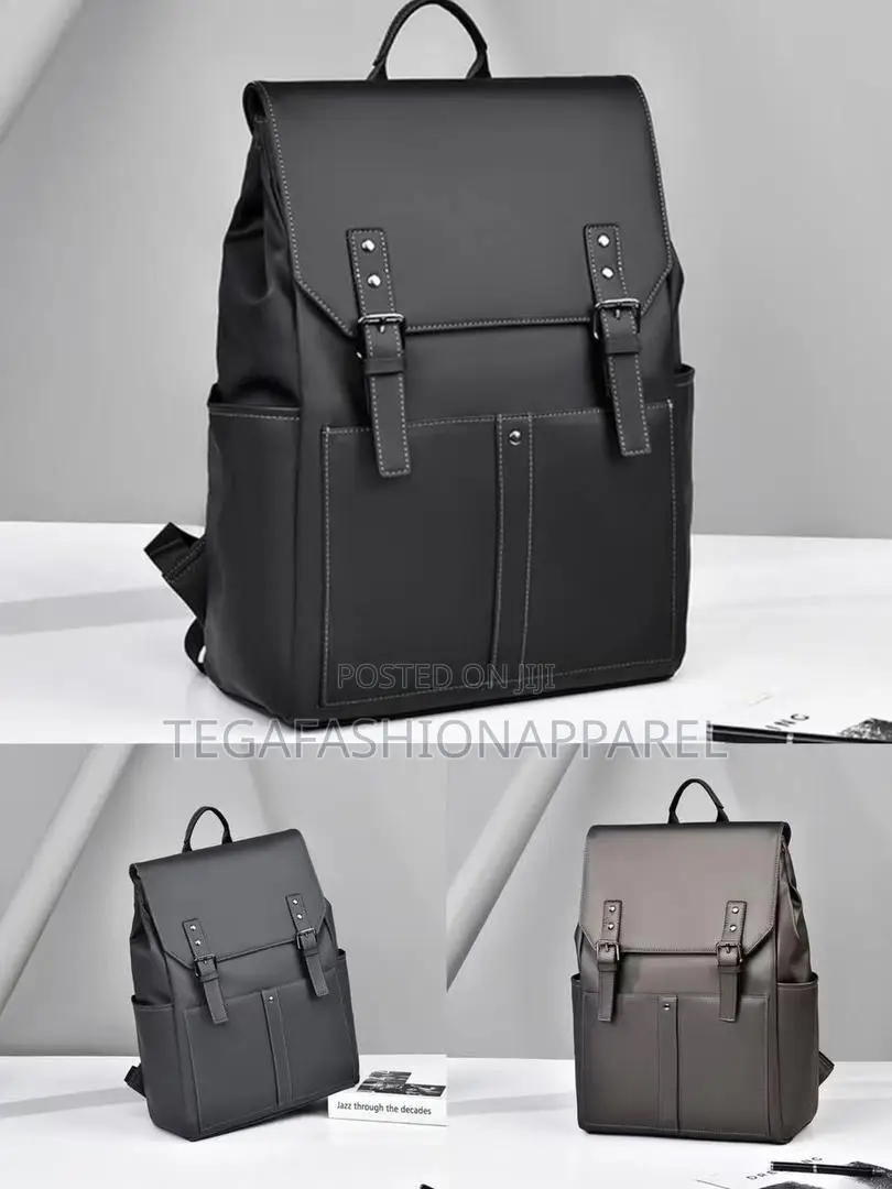 Quality Plain Leather Back Pack