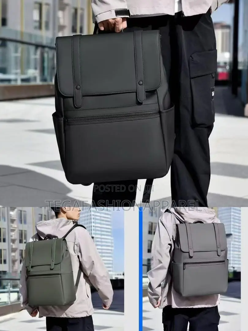 Quality Plain Leather Back Pack