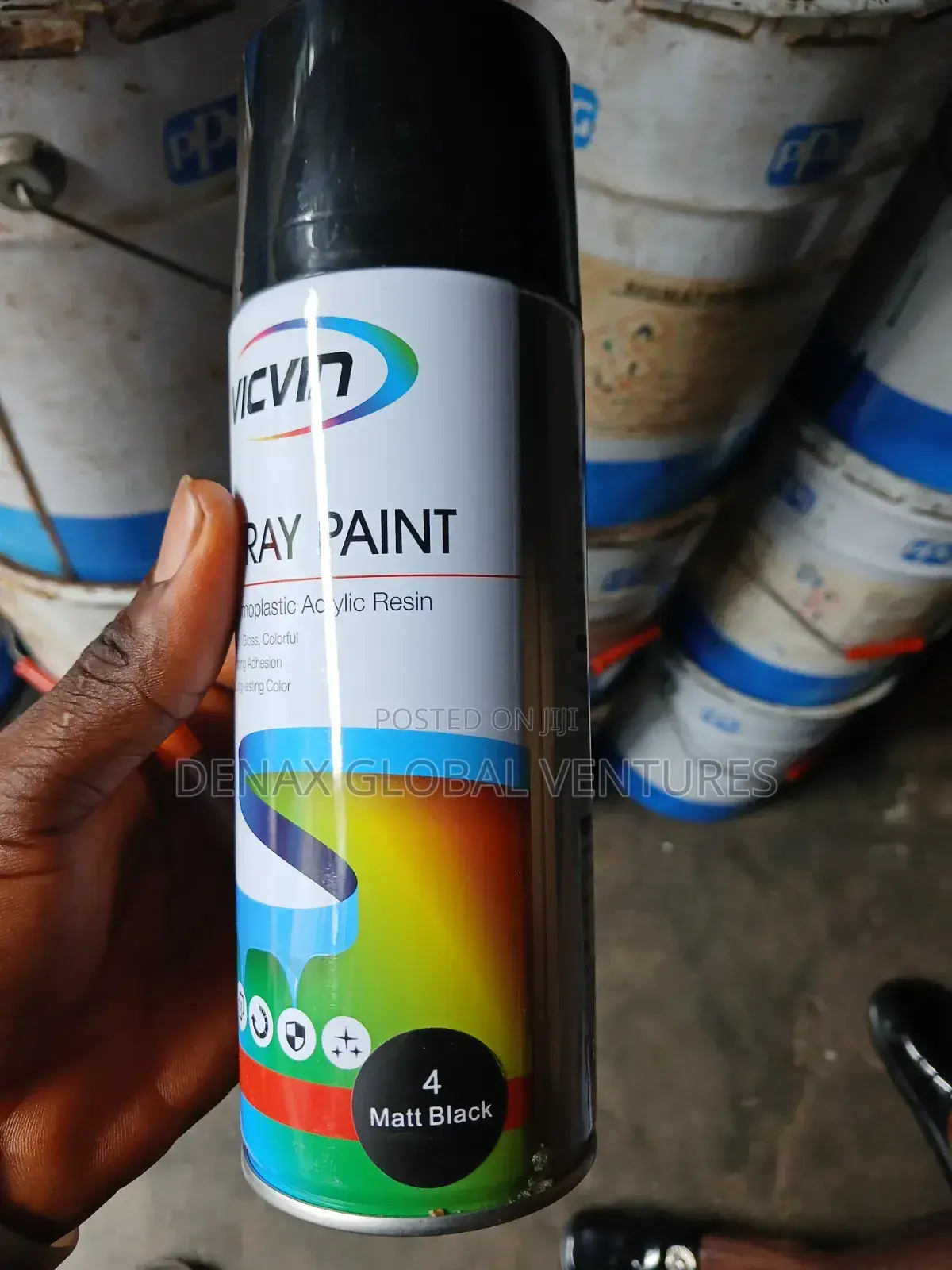 Matte Black Spray Paint