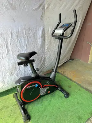 Christopeit Stationary Bike With Pulse Sensor and Tension Control