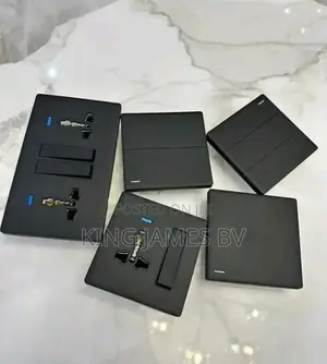 Black Switches And Socket